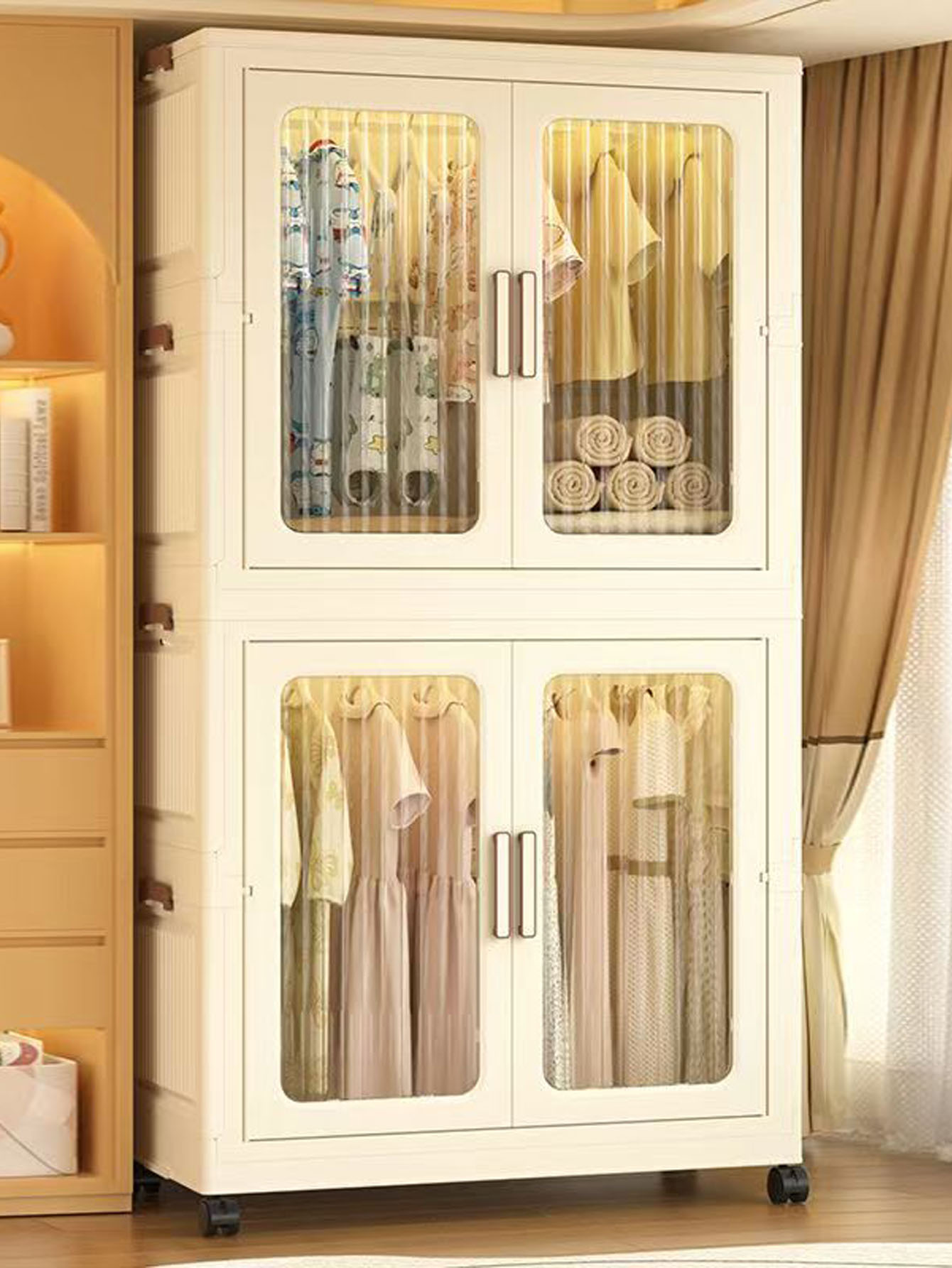 Folding storage cabinet home c - đánh giá và giá Baby Clothes