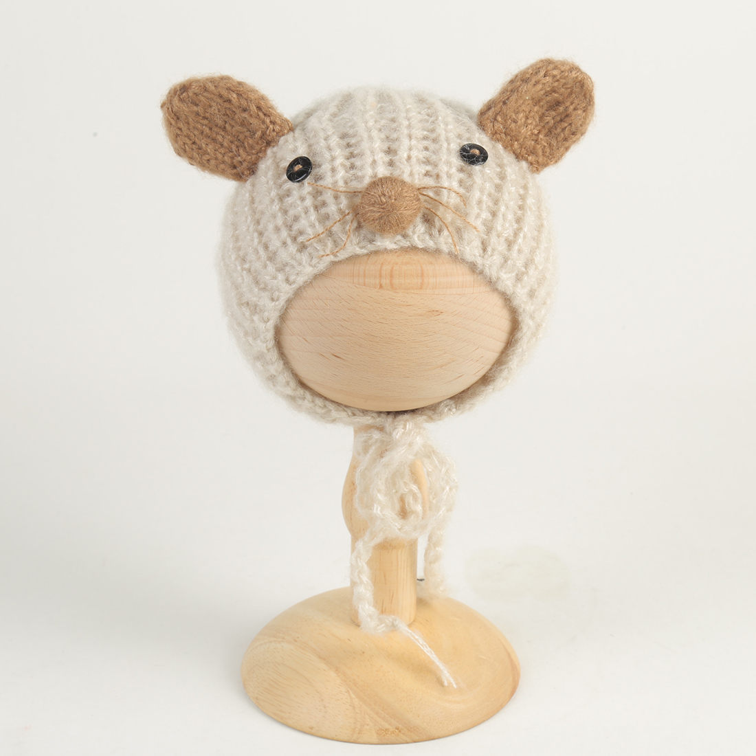 Knitted Beaver Newborn Photogr - đánh giá và giá Infant Photography Props Outfit