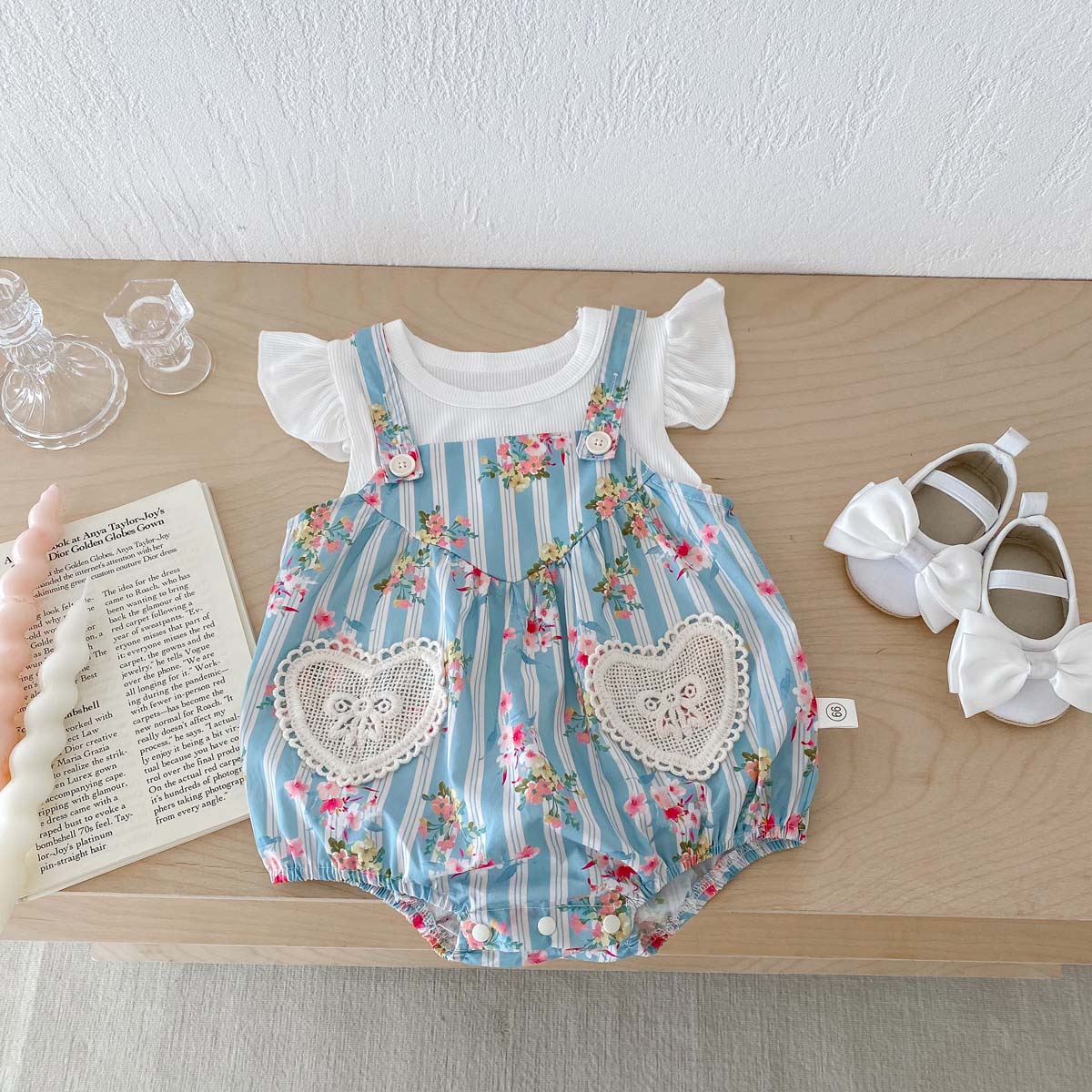2PCS Newborn Clothes Baby Girl - đánh giá và giá Newborn Baby Girl Romper Floral