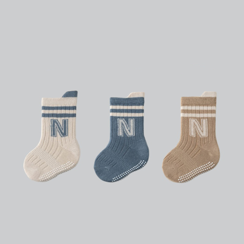 3Pairs/lot Children's Cotton L - đánh giá và giá Unisex Baby Socks Non Slip