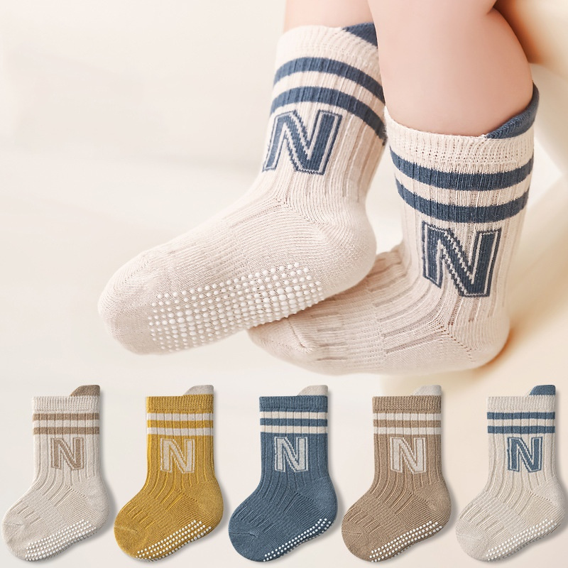 3Pairs/lot Children's Cotton L - đánh giá và giá Unisex Baby Socks Non Slip