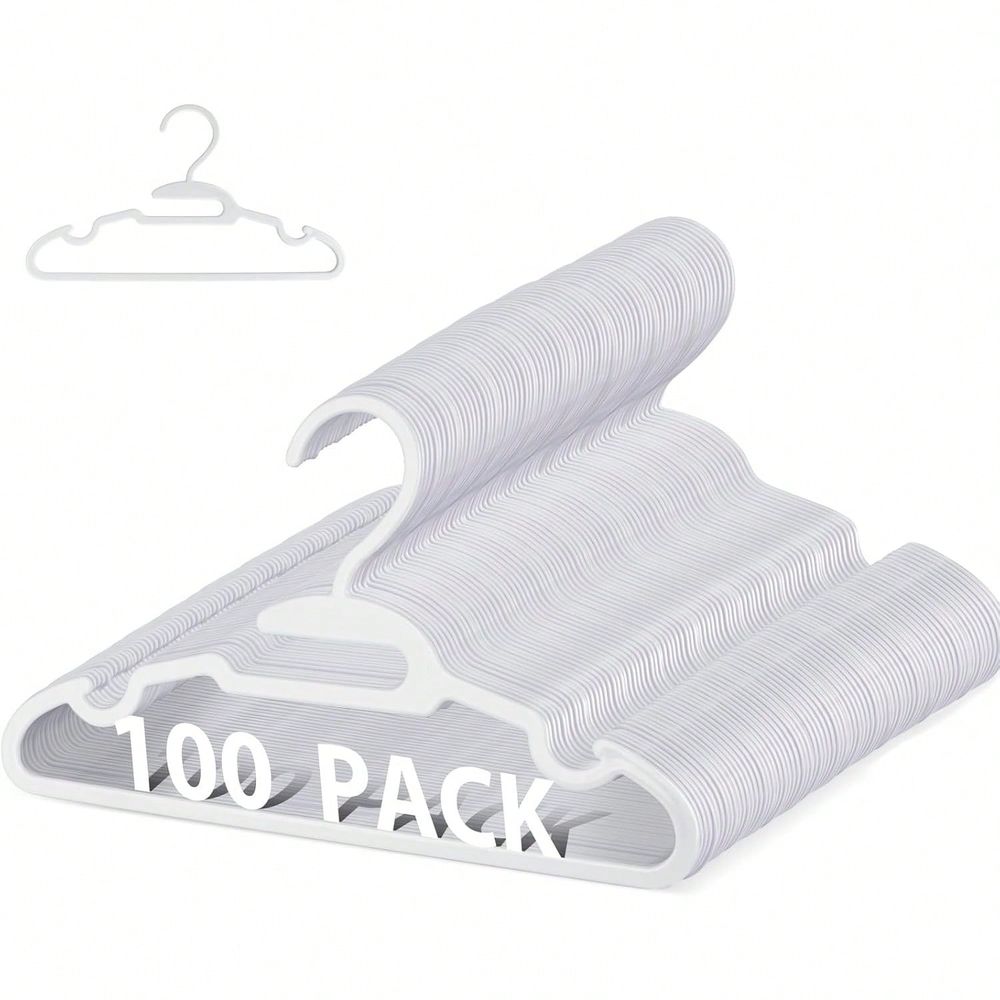 70 100 Pack Kids Hangers Plast - đánh giá và giá Baby Clothes
